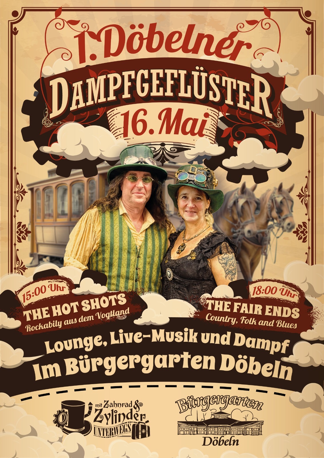 1. Döbelner Dampfgeflüster am 16.Mai in Döbeln